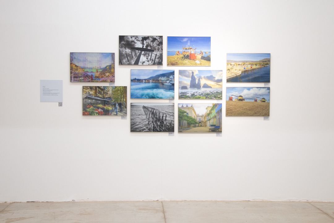 Montagem da exposição Metamorfoses IV