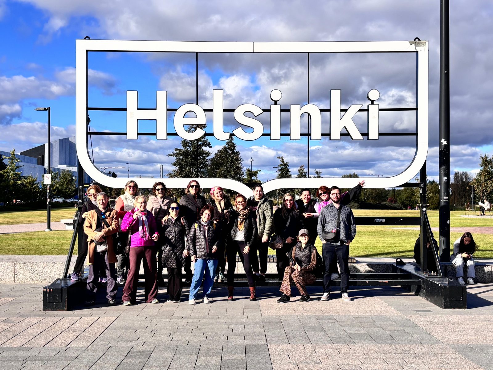 A turma em Helsinque